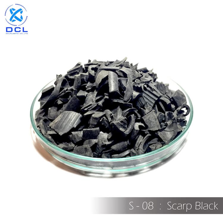 Clean Black PVC Scarp